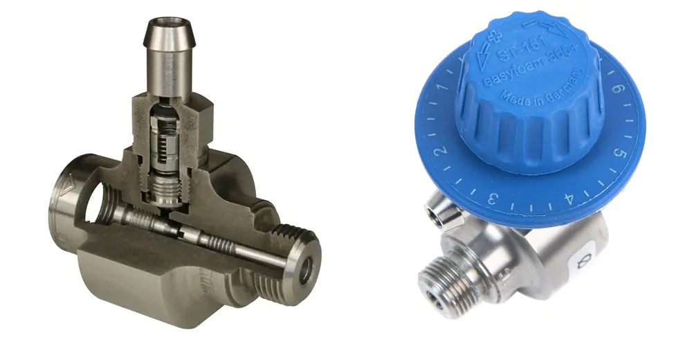 Adjustable concentration foaming systems