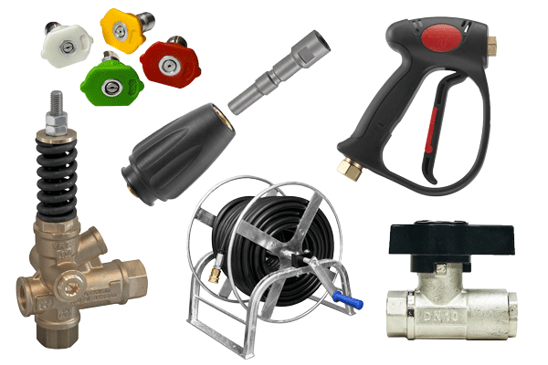 Cold water pressure washer accessories